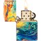 Zippo 2024 Zippo Colorful Zippo Design, Tumbled Brass ZIP-48778 - alternate 2
